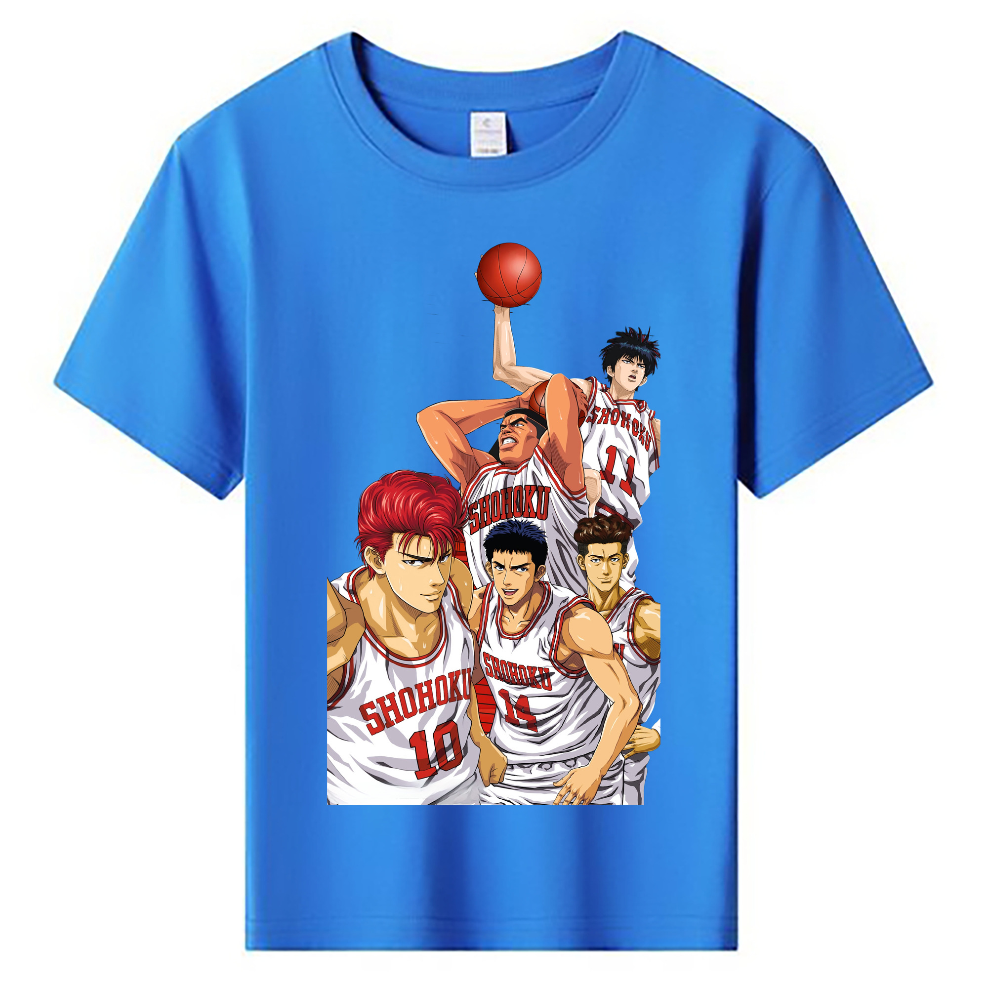 （画像用） SLAM DUNK／スラムダンク 綿100％キッズTシャツ（フロントプリント）